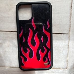 Wildflower Red Flames iPhone 11 Case